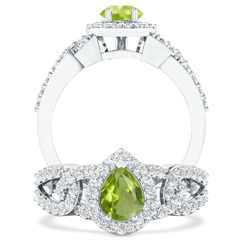 White Gold - Peridot