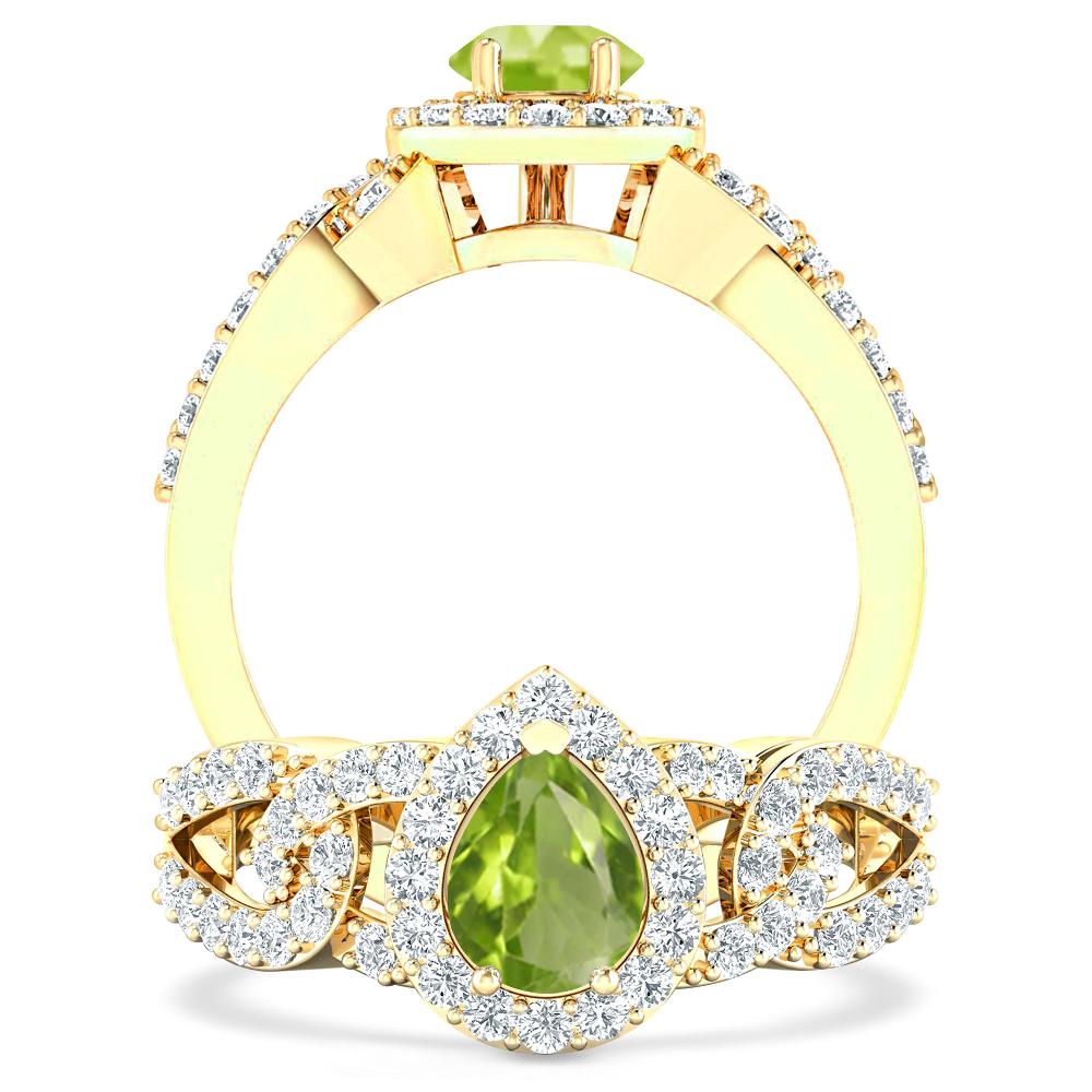Yellow Gold - Peridot