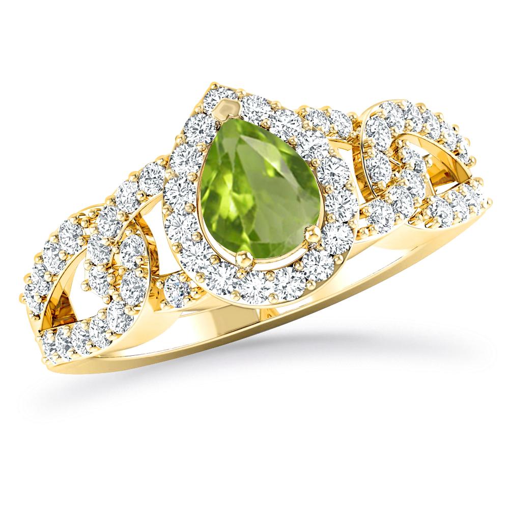 Yellow Gold - Peridot