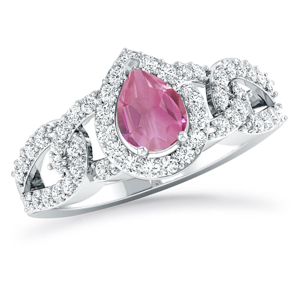 White Gold - Pink Tourmaline