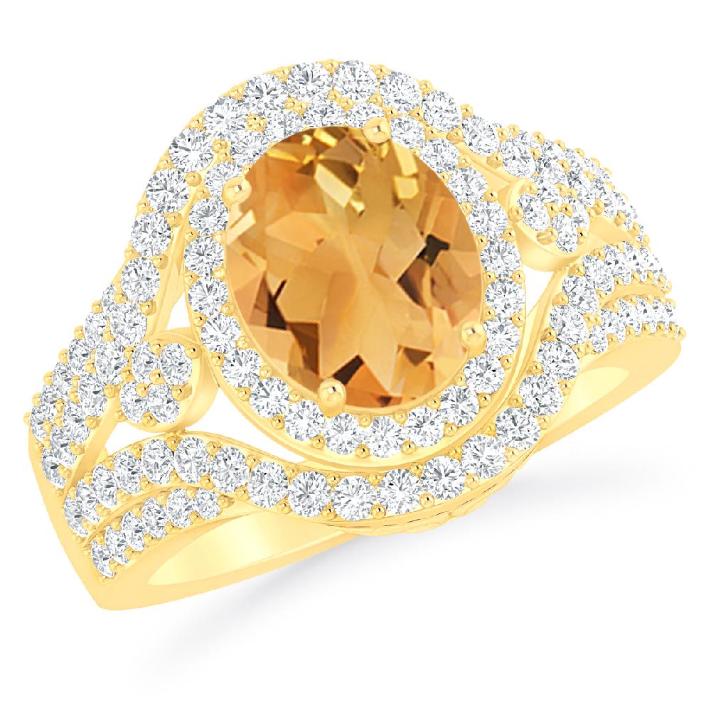 Yellow Gold - Citrine