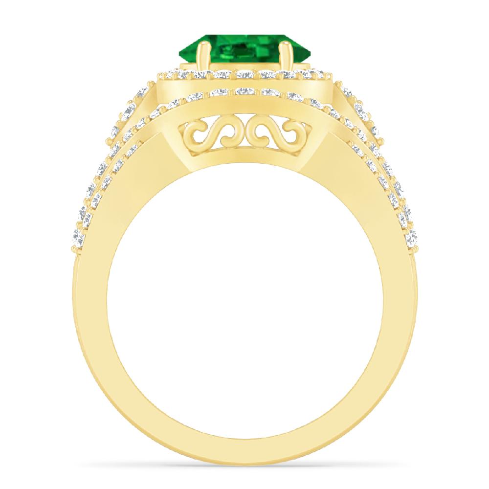 Yellow Gold - Emerald