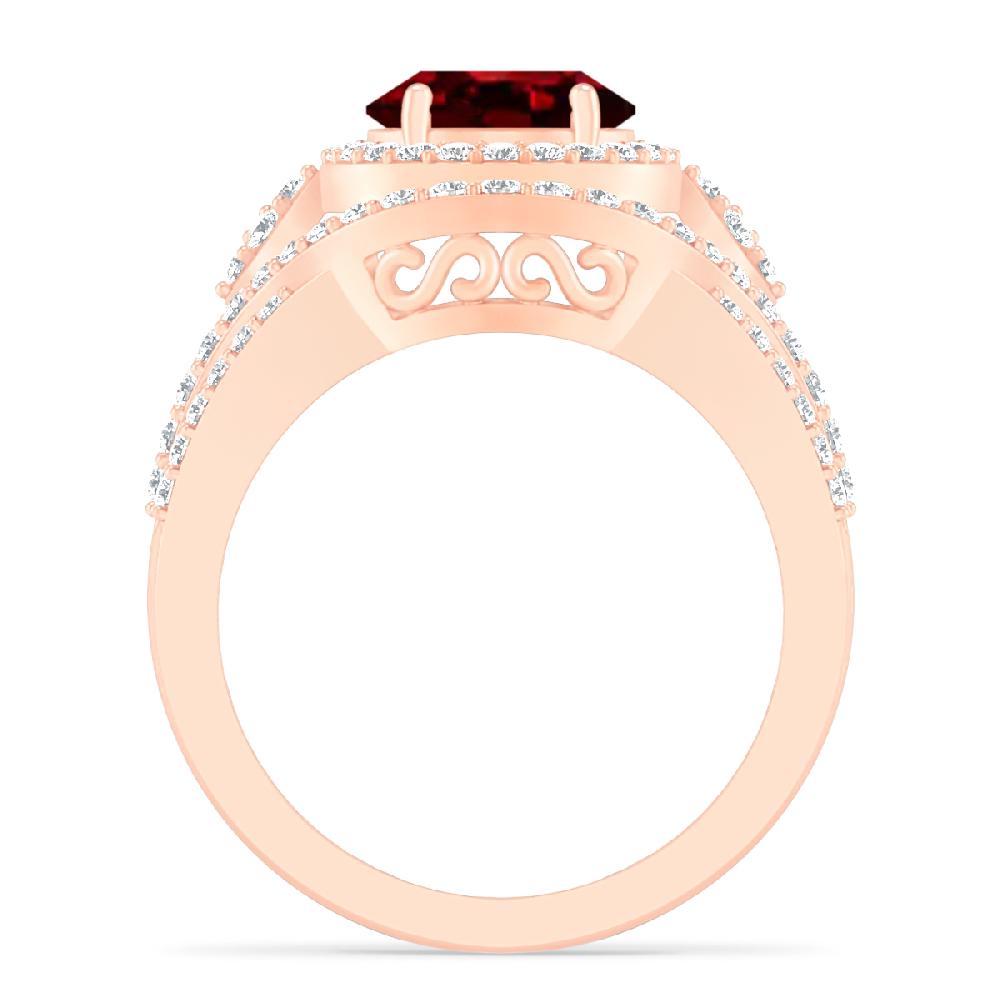 Rose Gold - Garnet