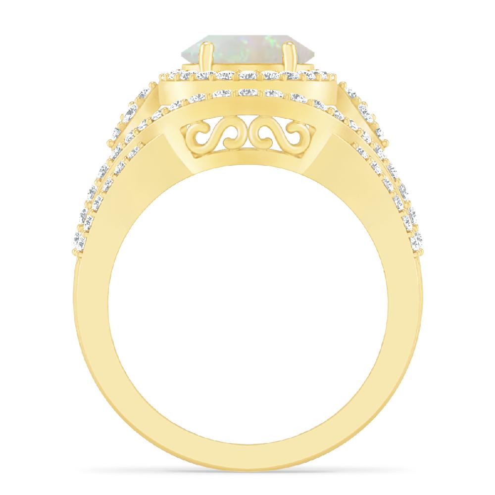 Yellow Gold - Opal