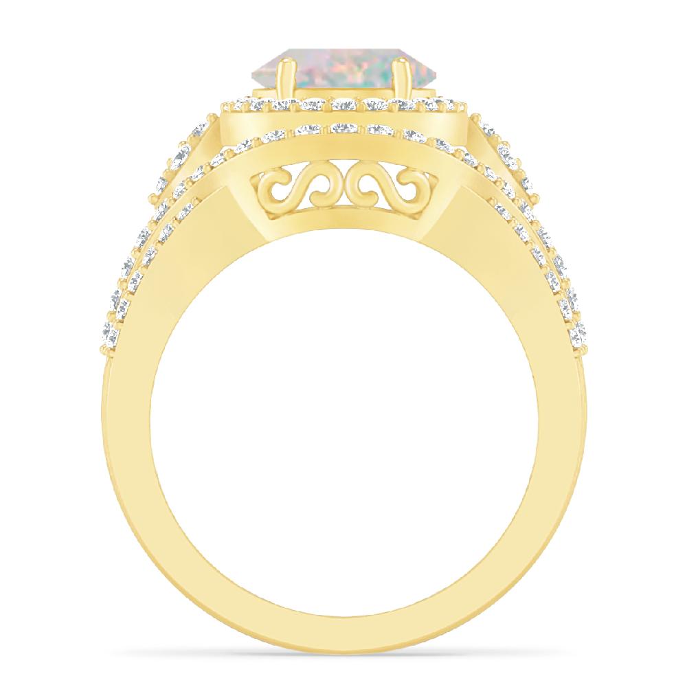 Yellow Gold - Opal