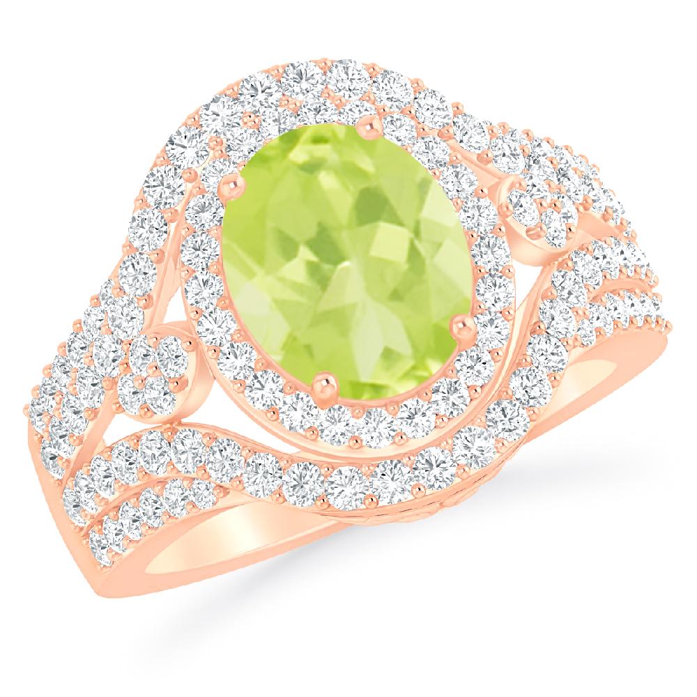 Rose Gold - Peridot