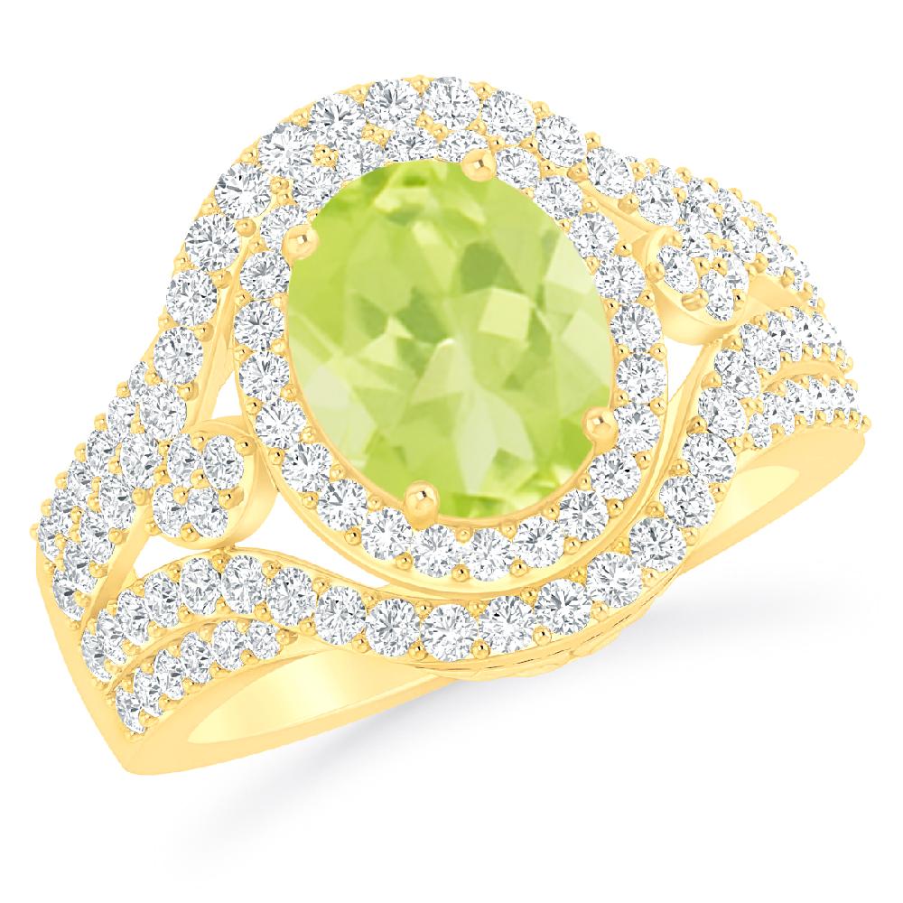 Yellow Gold - Peridot