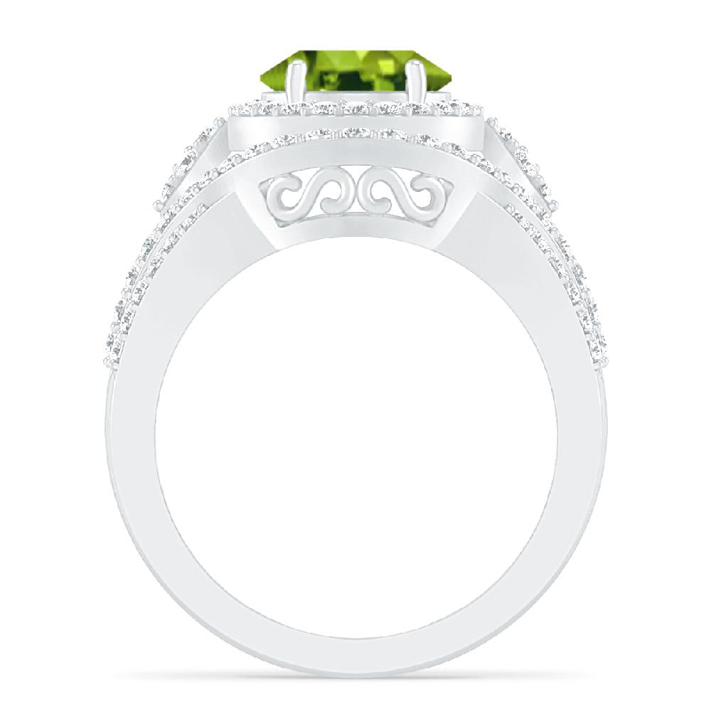 White Gold - Peridot