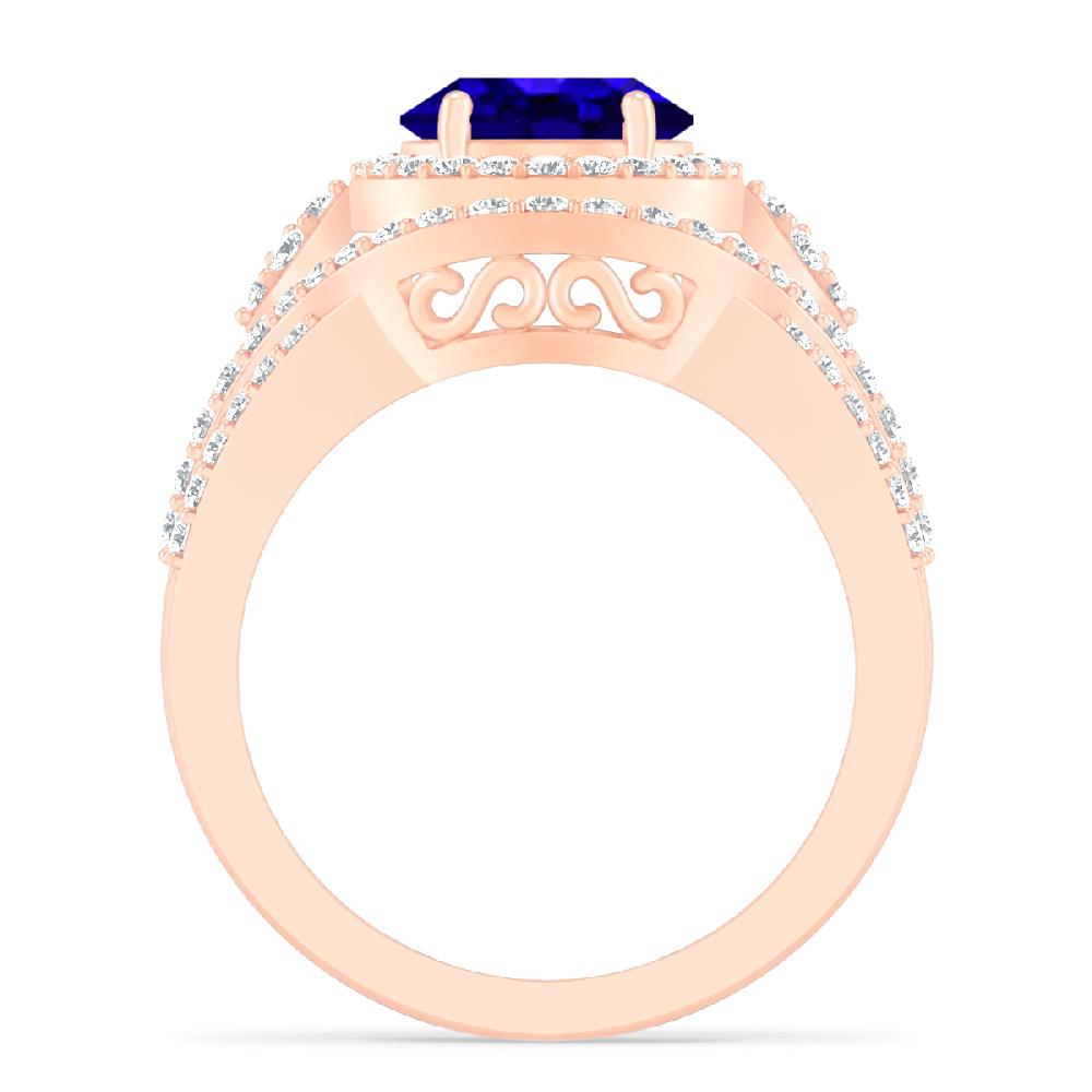 Rose Gold - Tanzanite