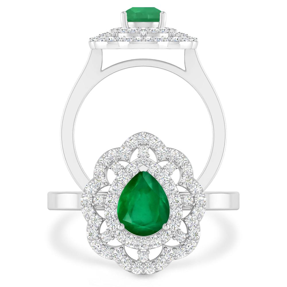 White Gold - Emerald