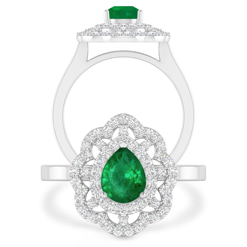 White Gold - Emerald