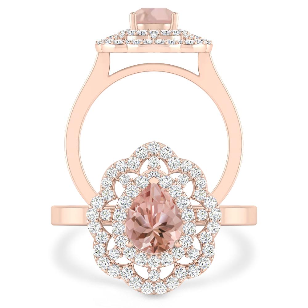 Rose Gold - Morganite