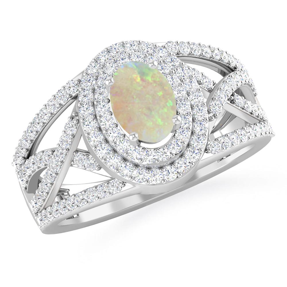 White Gold - Opal