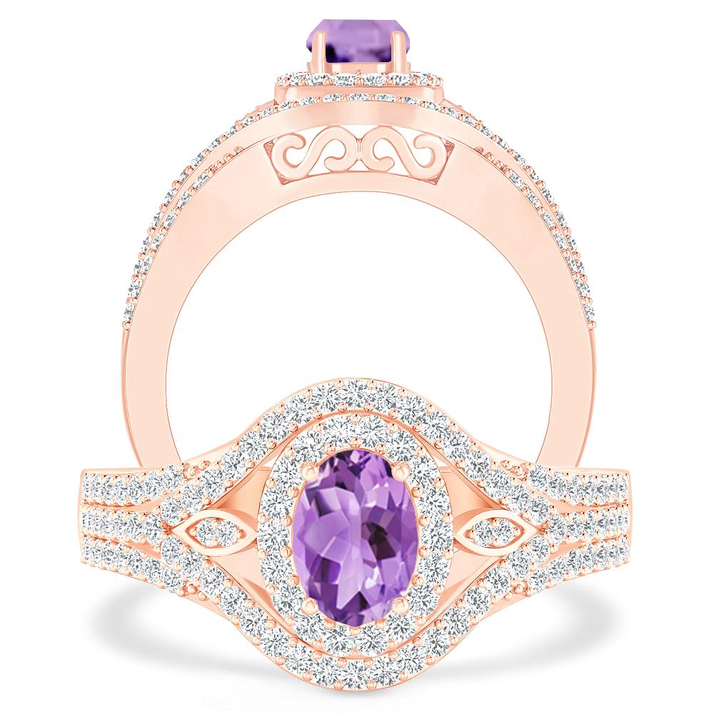Rose Gold - Amethyst