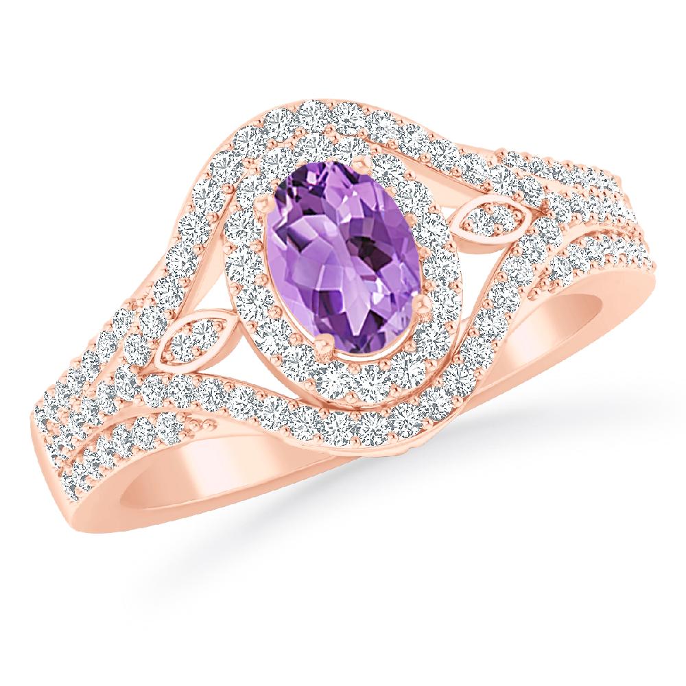 Rose Gold - Amethyst
