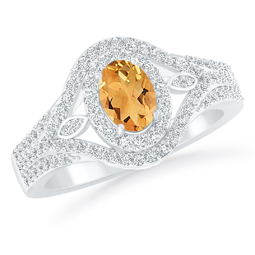 White Gold - Citrine