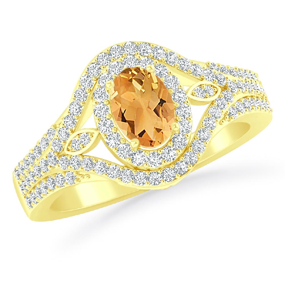 Yellow Gold - Citrine