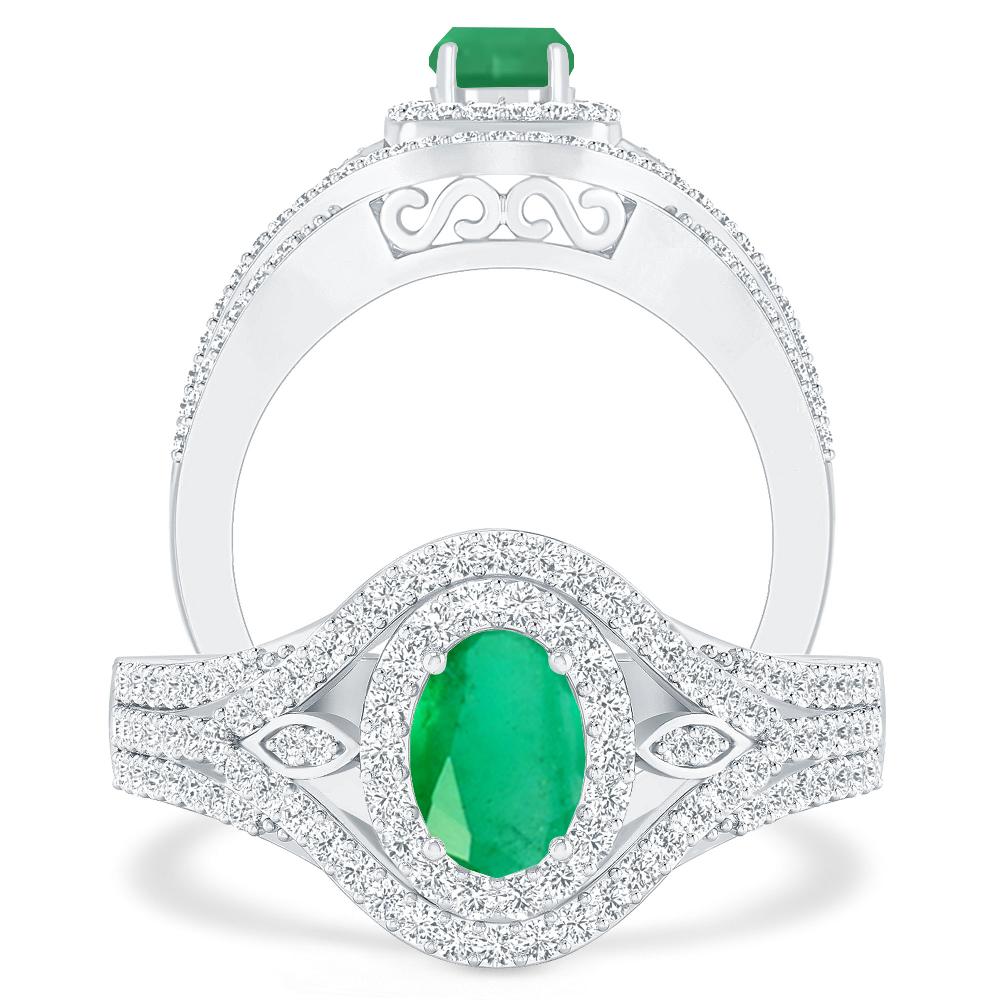 White Gold - Emerald