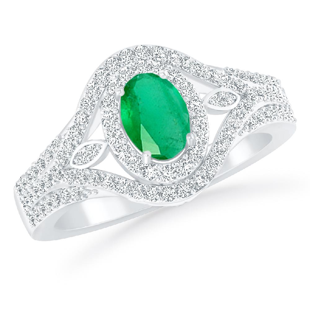 White Gold - Emerald