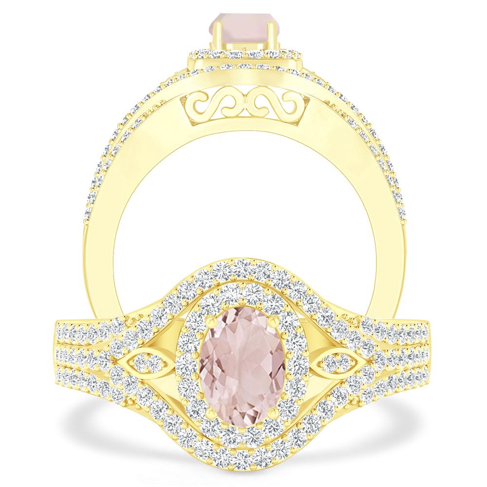 Yellow Gold - Morganite