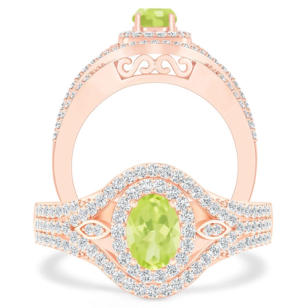 Rose Gold - Peridot