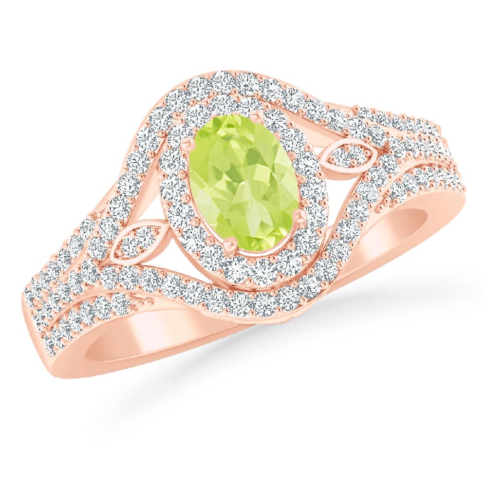 Rose Gold - Peridot