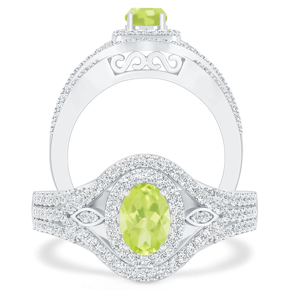 White Gold - Peridot