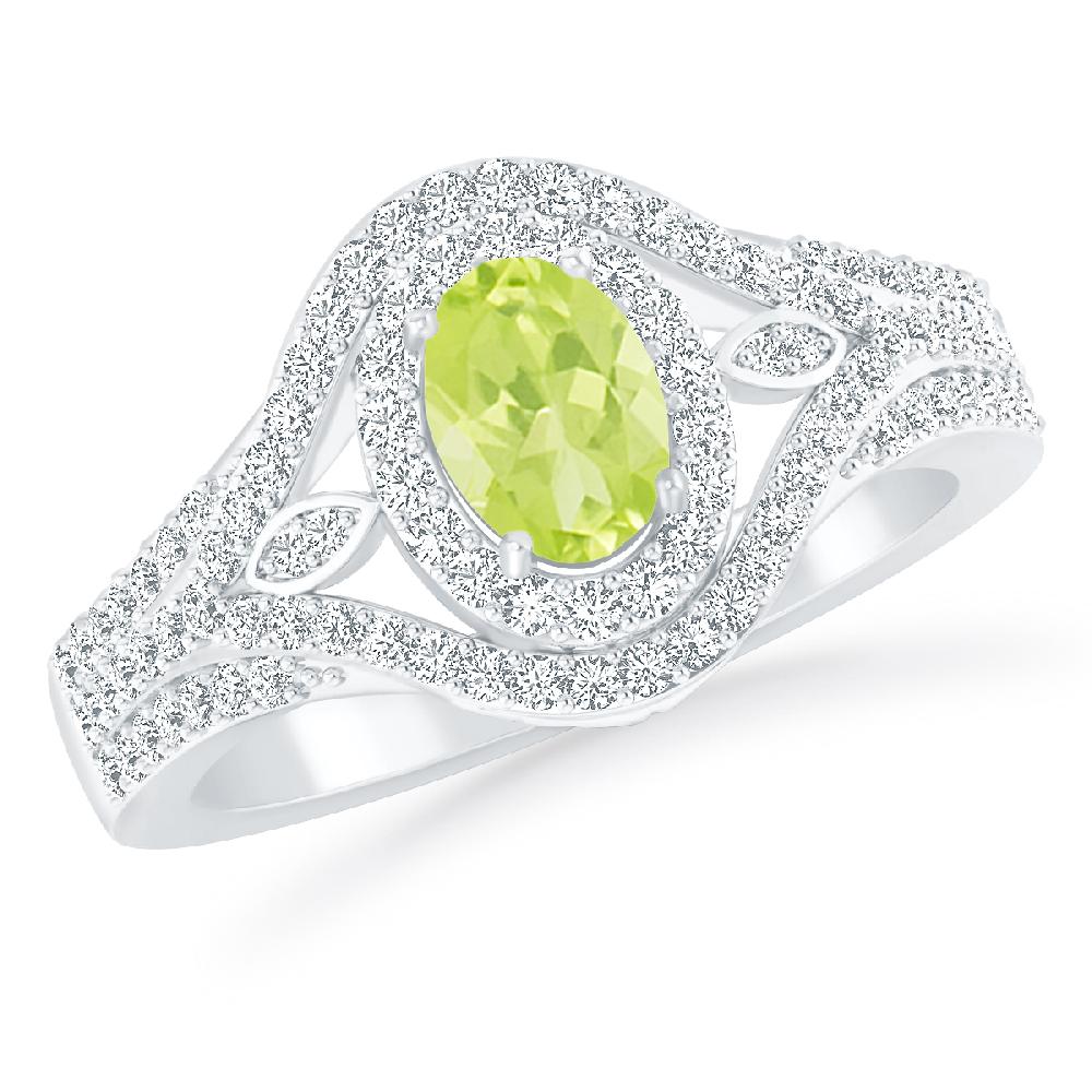 White Gold - Peridot