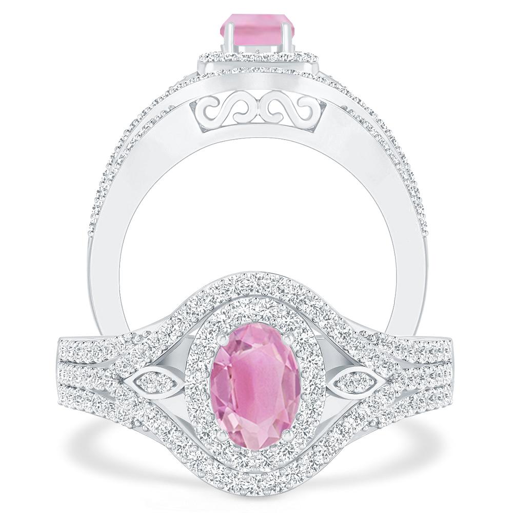 White Gold - Pink Tourmaline