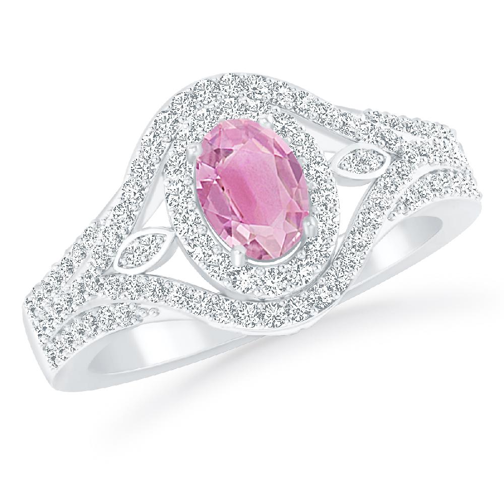 White Gold - Pink Tourmaline