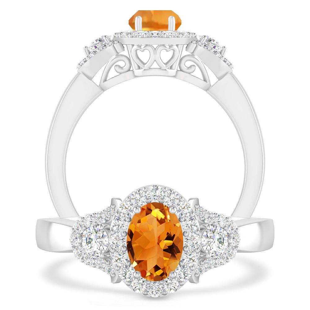 White Gold - Citrine