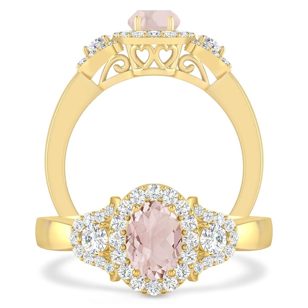 Yellow Gold - Morganite