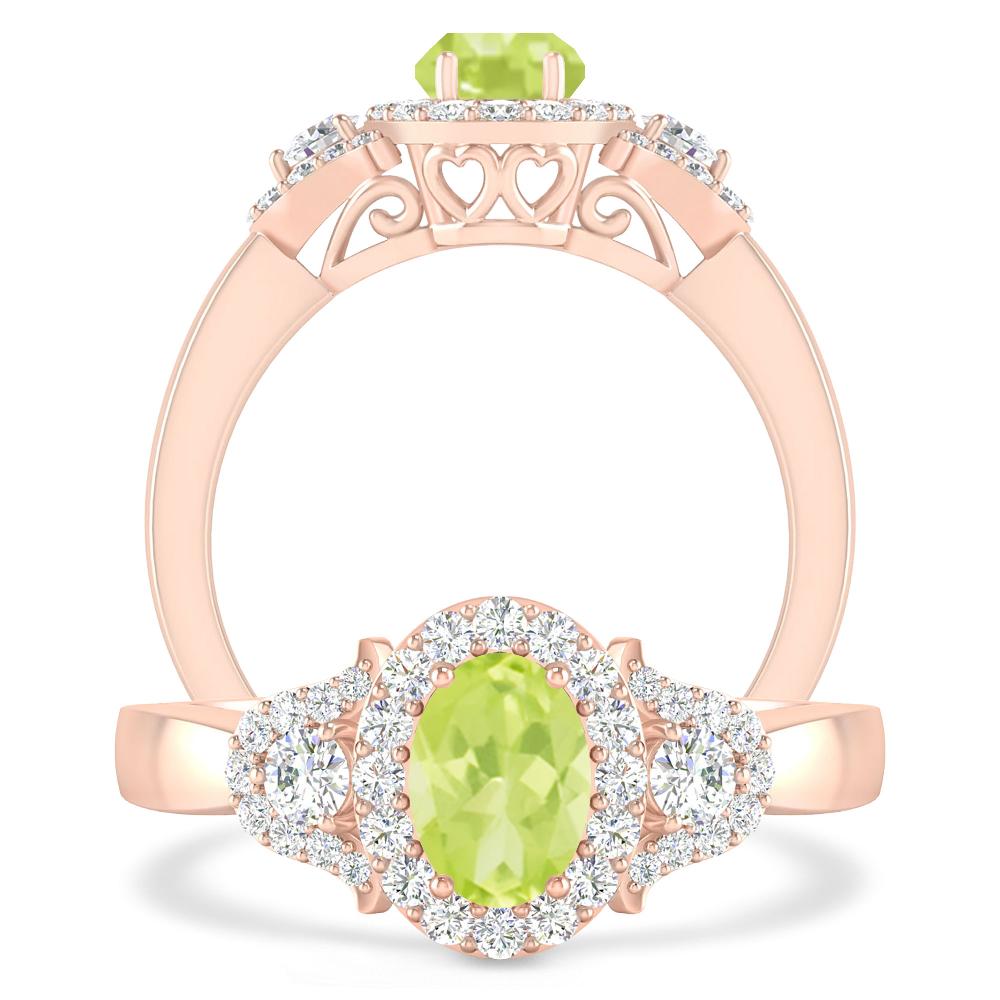 Rose Gold - Peridot