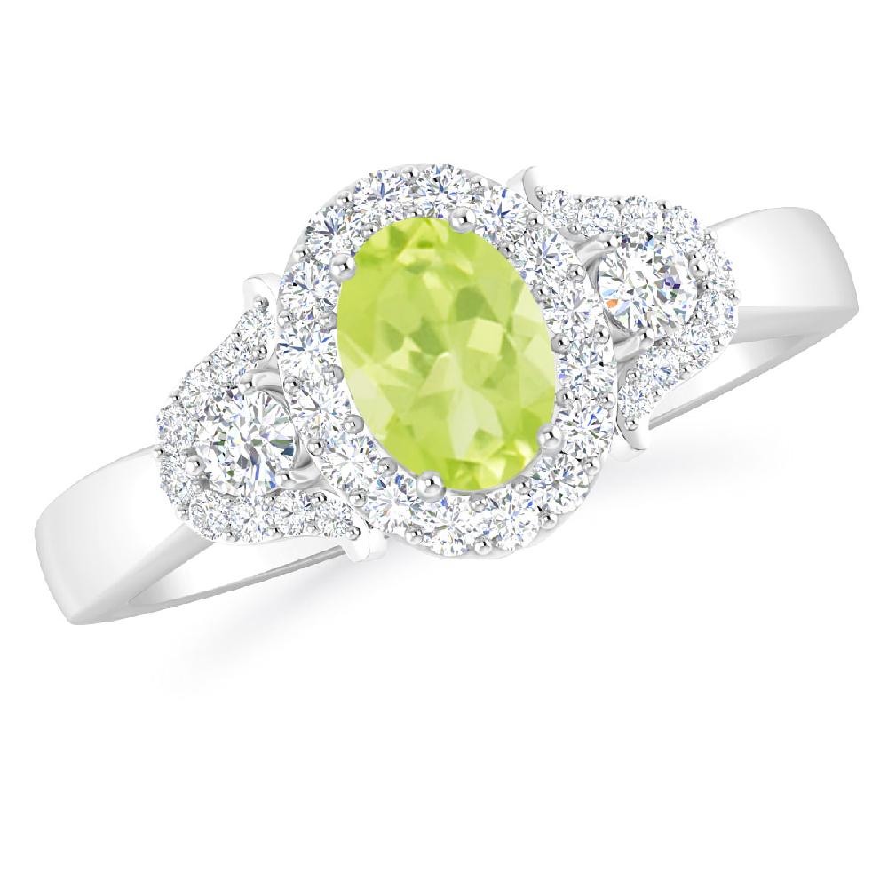 White Gold - Peridot