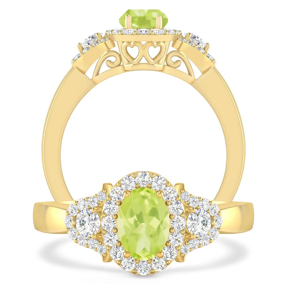 Yellow Gold - Peridot
