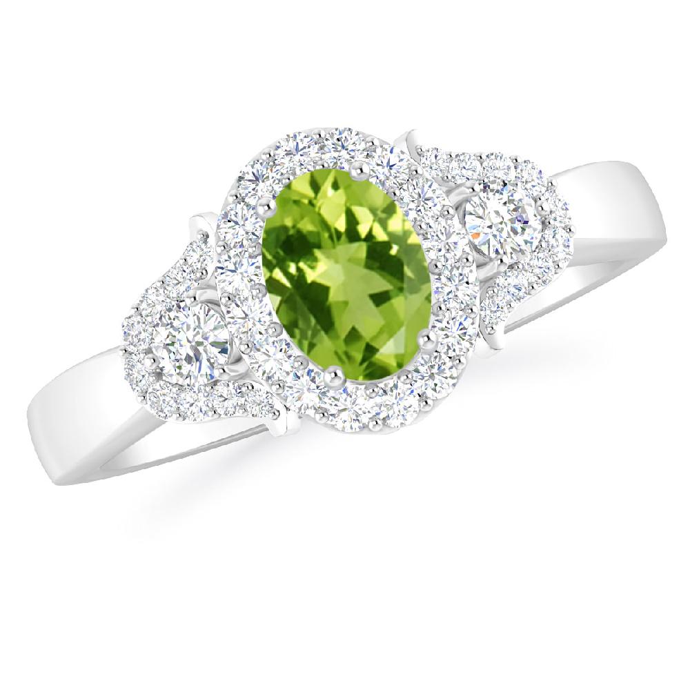 White Gold - Peridot