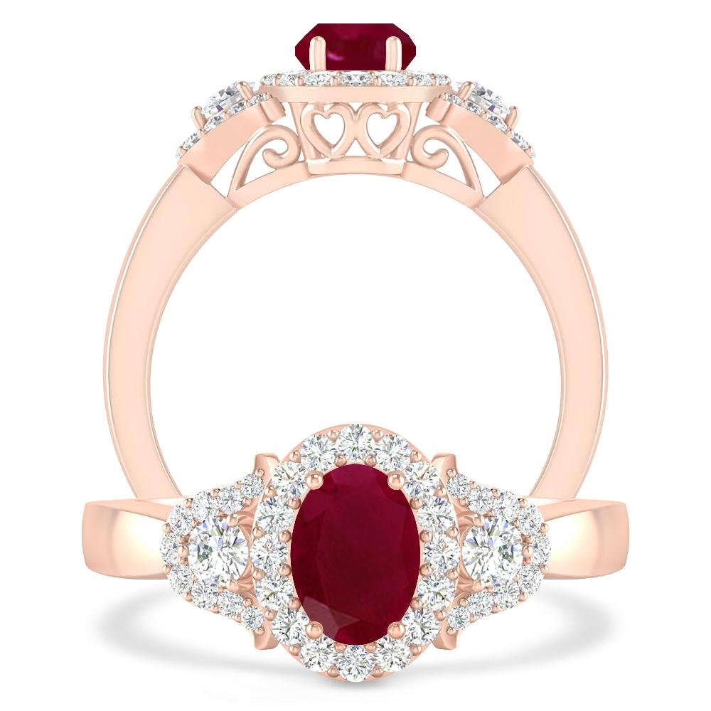 Rose Gold - Ruby