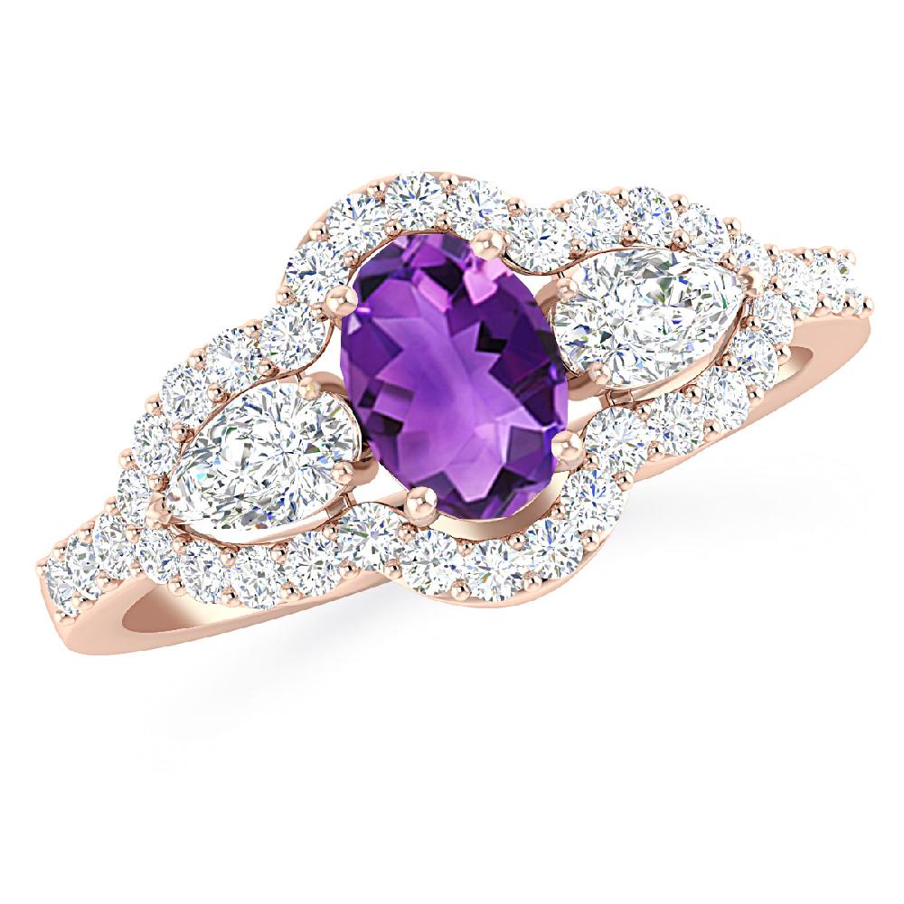 Rose Gold - Amethyst