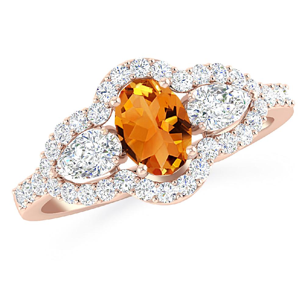 Rose Gold - Citrine