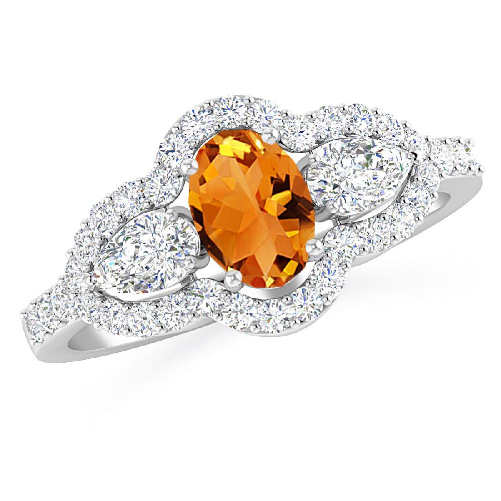 White Gold - Citrine