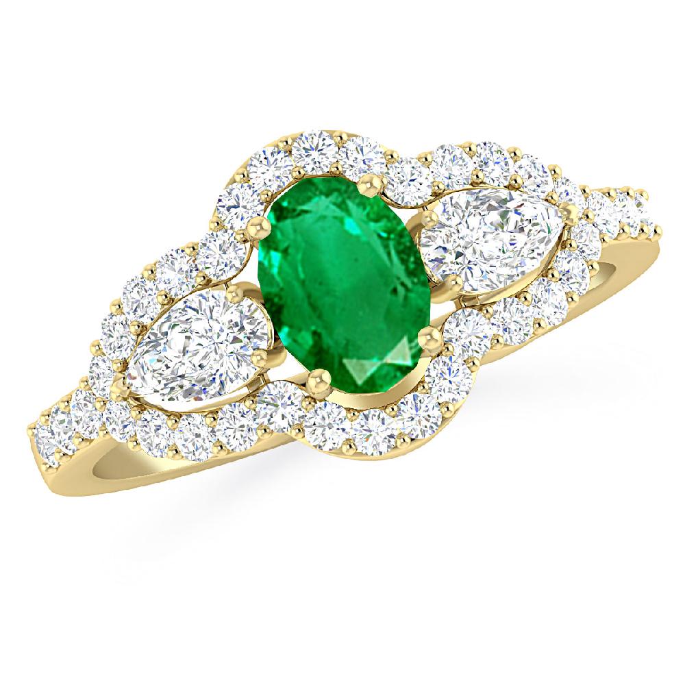 Yellow Gold - Emerald