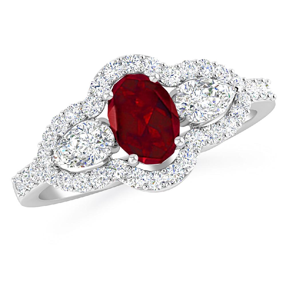 White Gold - Garnet