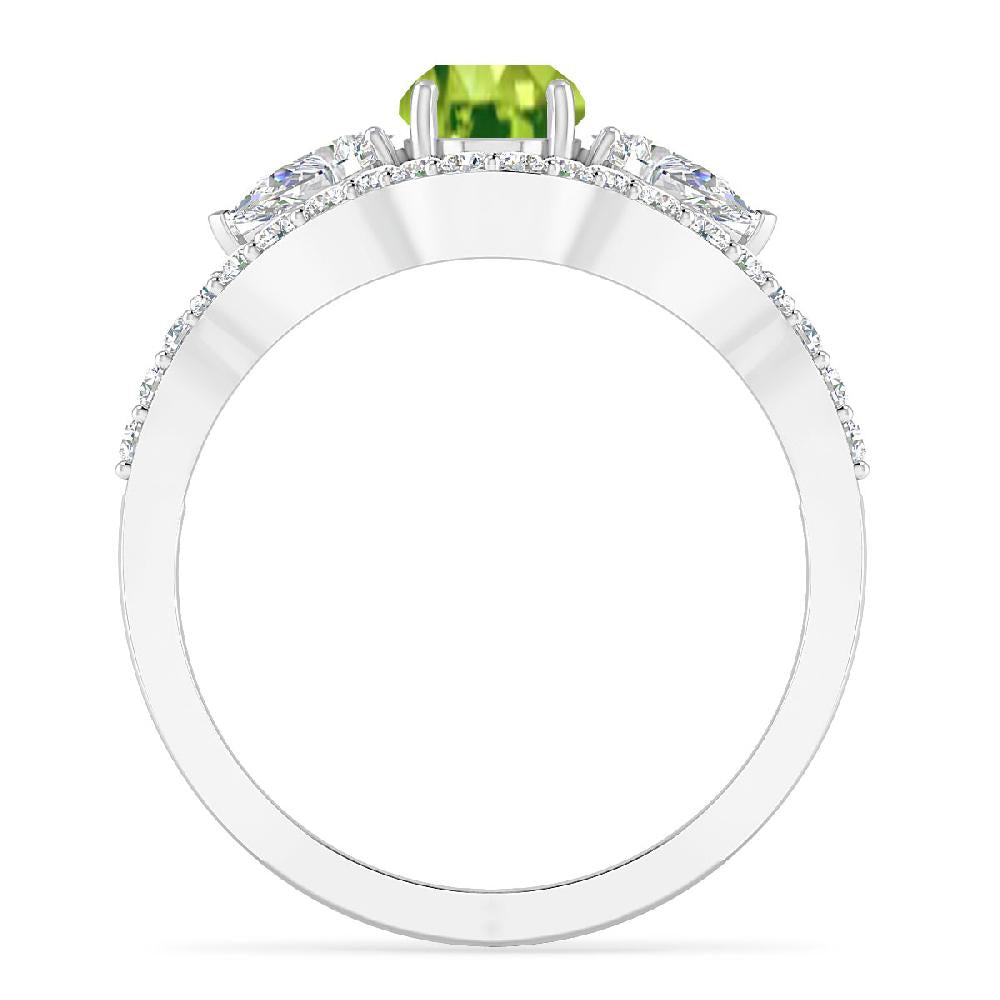 White Gold - Peridot