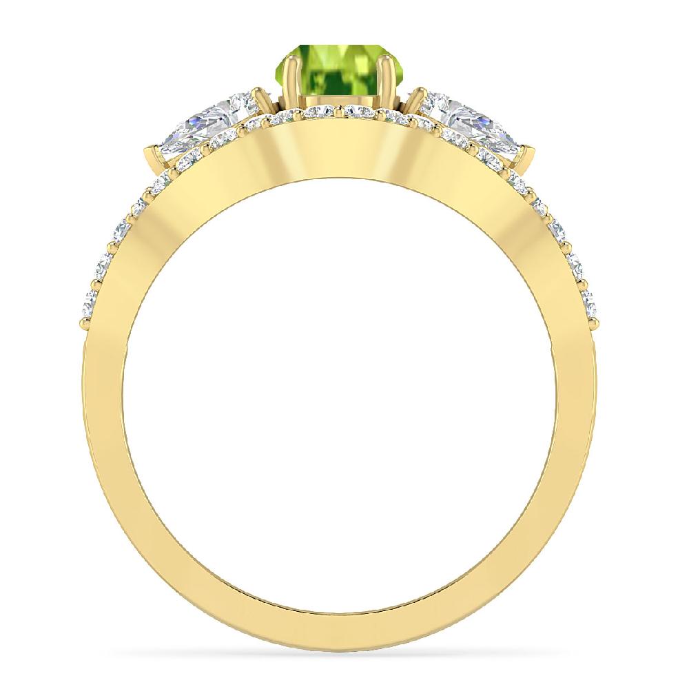 Yellow Gold - Peridot