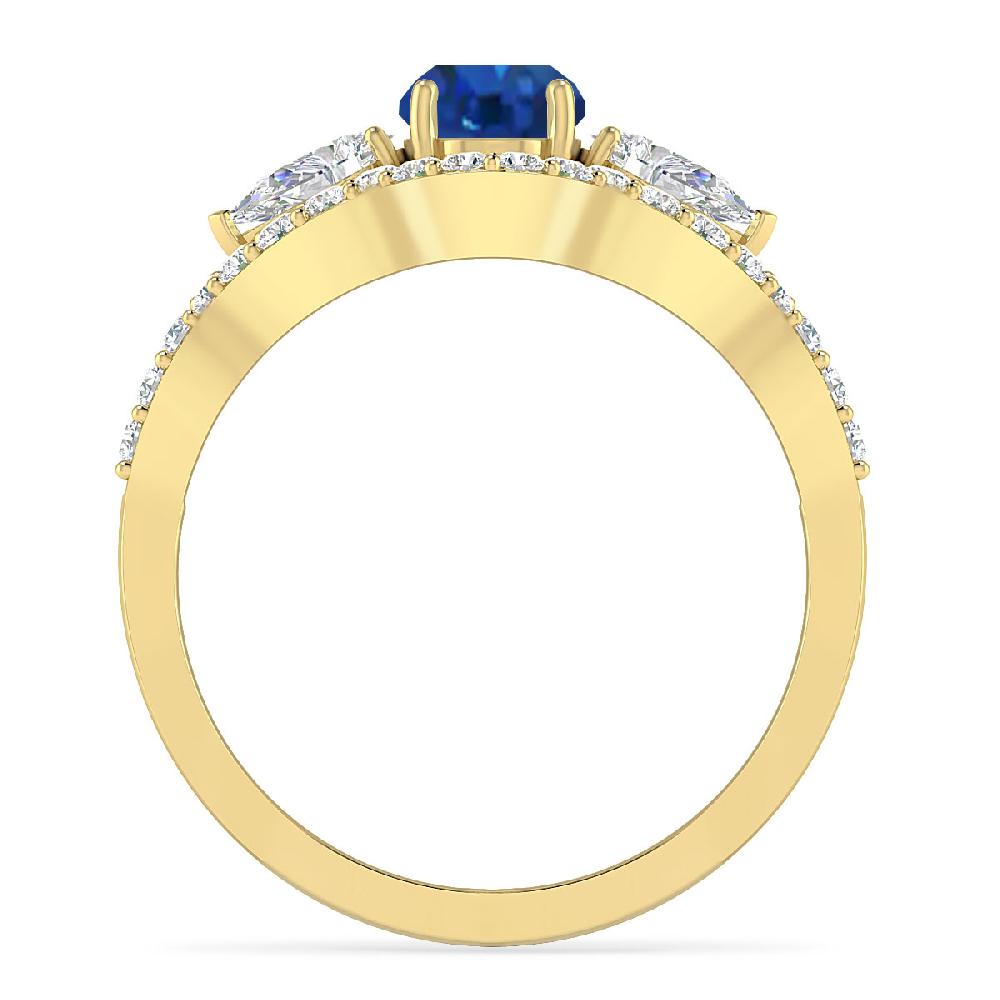 Yellow Gold - Sapphire