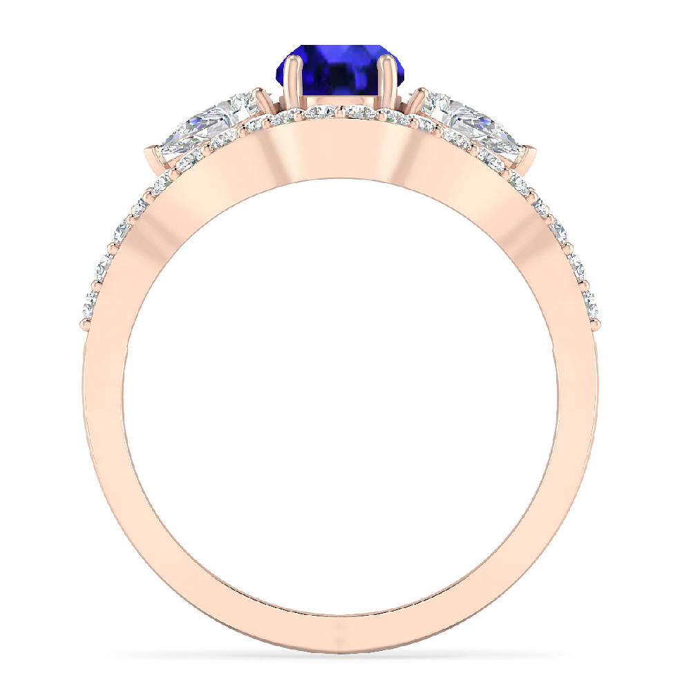 Rose Gold - Tanzanite