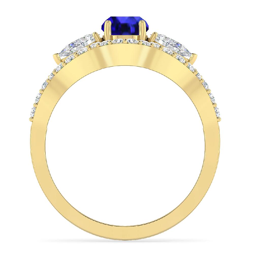 Yellow Gold - Tanzanite