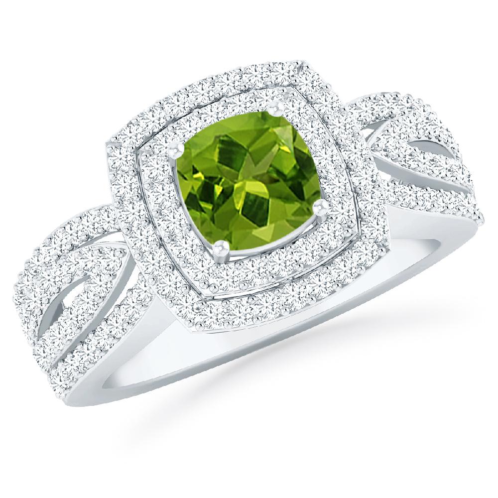 White Gold - Peridot