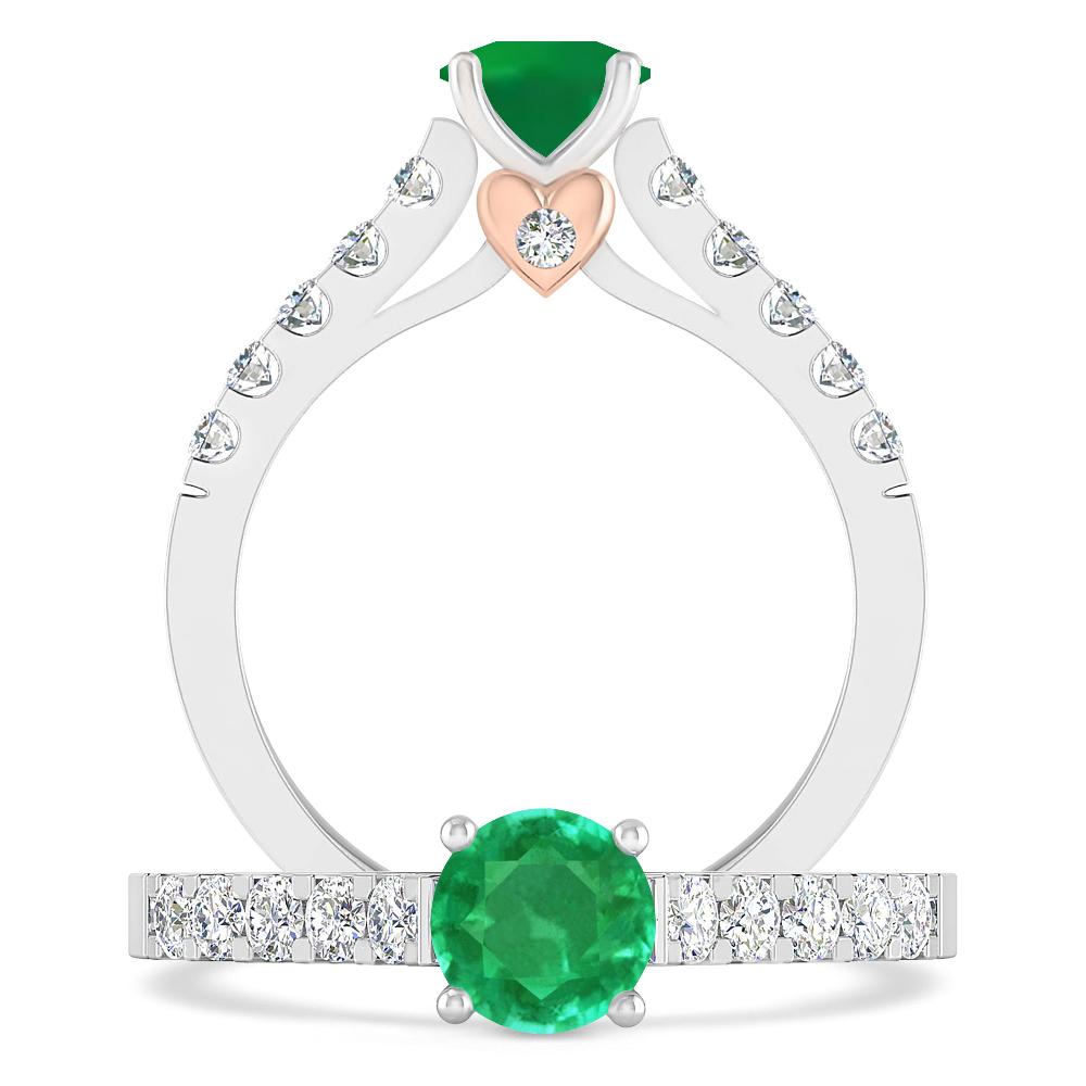 White Gold - Emerald