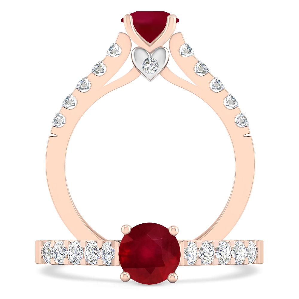 Rose Gold - Ruby